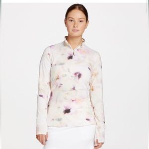 CALIA Women's UV Long Sleeve 1/2 Zip Golf Shirt